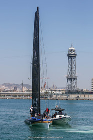 22 08 2023, Barcelona (ESP), 37th America's Cup, Orient Express Racing Team, AC 40 first training