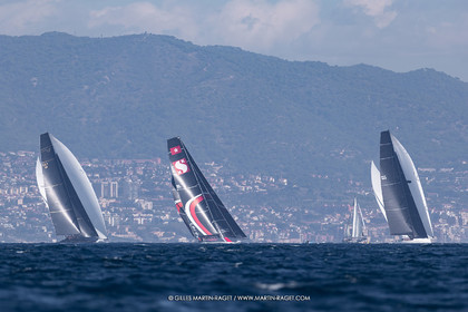 26 09 2024, Barcelona (ESP), 37th America's Cup, Louis Vuitton Cup Final, Race Day 1