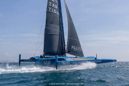 18 05 2022, Marseille (FRA), APremière navigation du trimaran Ultim SVR LAZARTIGUE à Marseille