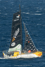 27 08 2021, Marseille (FRA), Transat Jacques Vabre 2021, Class 40, HBF-Reforest'Action (Kito de Pavant, Gwen Gbick)