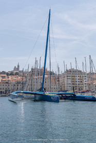 18 05 2022, Marseille (FRA), APremière navigation du trimaran Ultim SVR LAZARTIGUE à Marseille