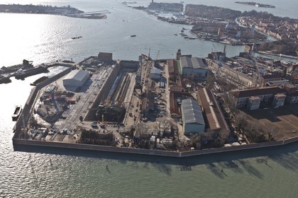 20 02 2012 - Venezia (ITA) - 34th America'sCup - Venezia 2012 America's Cup World Series - The Arsenale where the AC45 moorings, public village, media center and Club 45 will be located