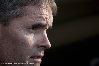 19 01 2010 - Valencia (ESP) - 33rd America's Cup - BMW ORACLE Racing - Valencia Training - Sail 3 - International press visit base - Russell Coutts