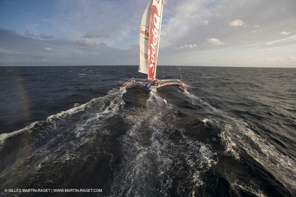 11 10 2008  -Lorient (FRA)  -  Multis Orma - Sodebo (Thomas Coville) - Route du Rhum 2006 training