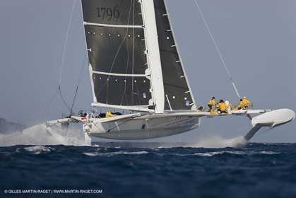 14 06 2008 - Toulon-Hyères (FRA,83) - 50 knots record attempt trials by l'Hydroptère