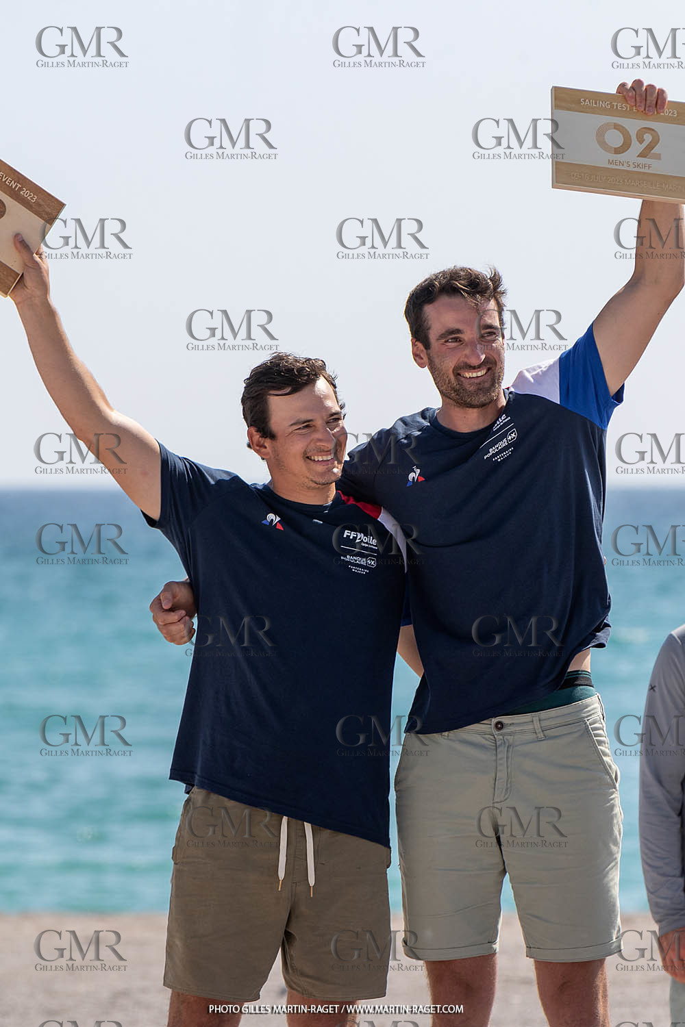 16 07 2023, Marseille, (FRA), Paris 2024 Olympic Games 2024 Sailing Test Event, Day 8, Medal race 49er Men