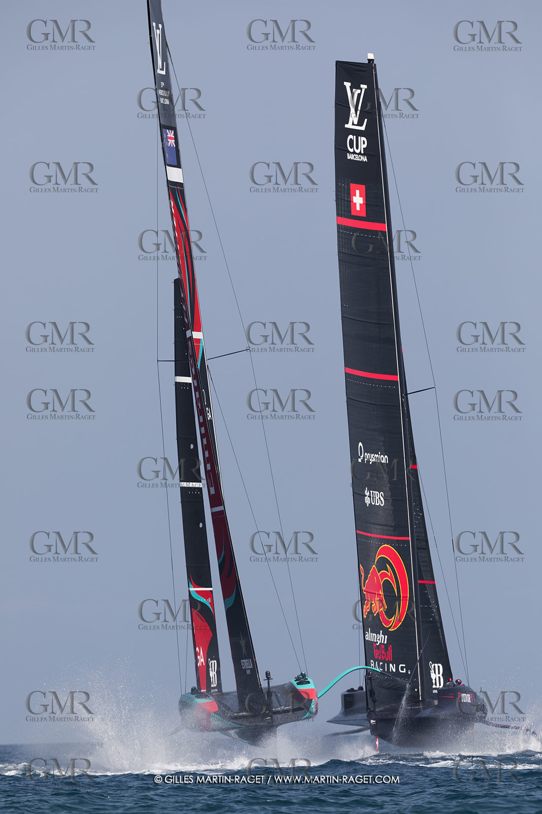 24 08 2024, Barcelona (ESP), Louis Vuitton 37th America's Cup, Louis Vuitton Prelilinary Regatta, Race Day 3