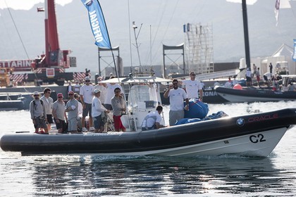 19 05 2010 - La Maddalena (ITA, Sardinia) Louis Vuitton Trophy - BMW ORACLE Racing - Training