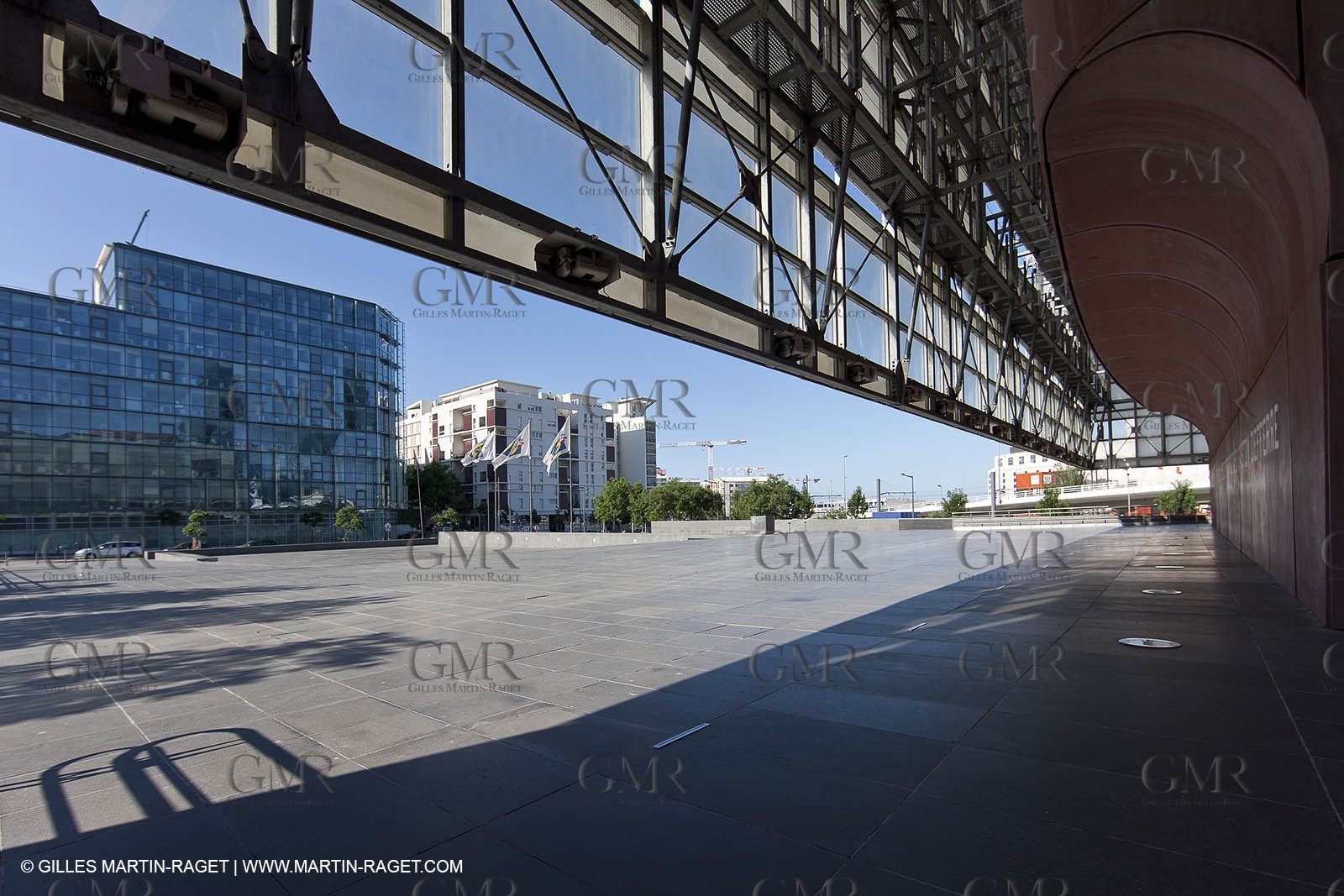 09 06 2012 - Marseille (FRA,13) - Euromeditérranée neighborood - Departemental archives Builgin Gaston Deferre
