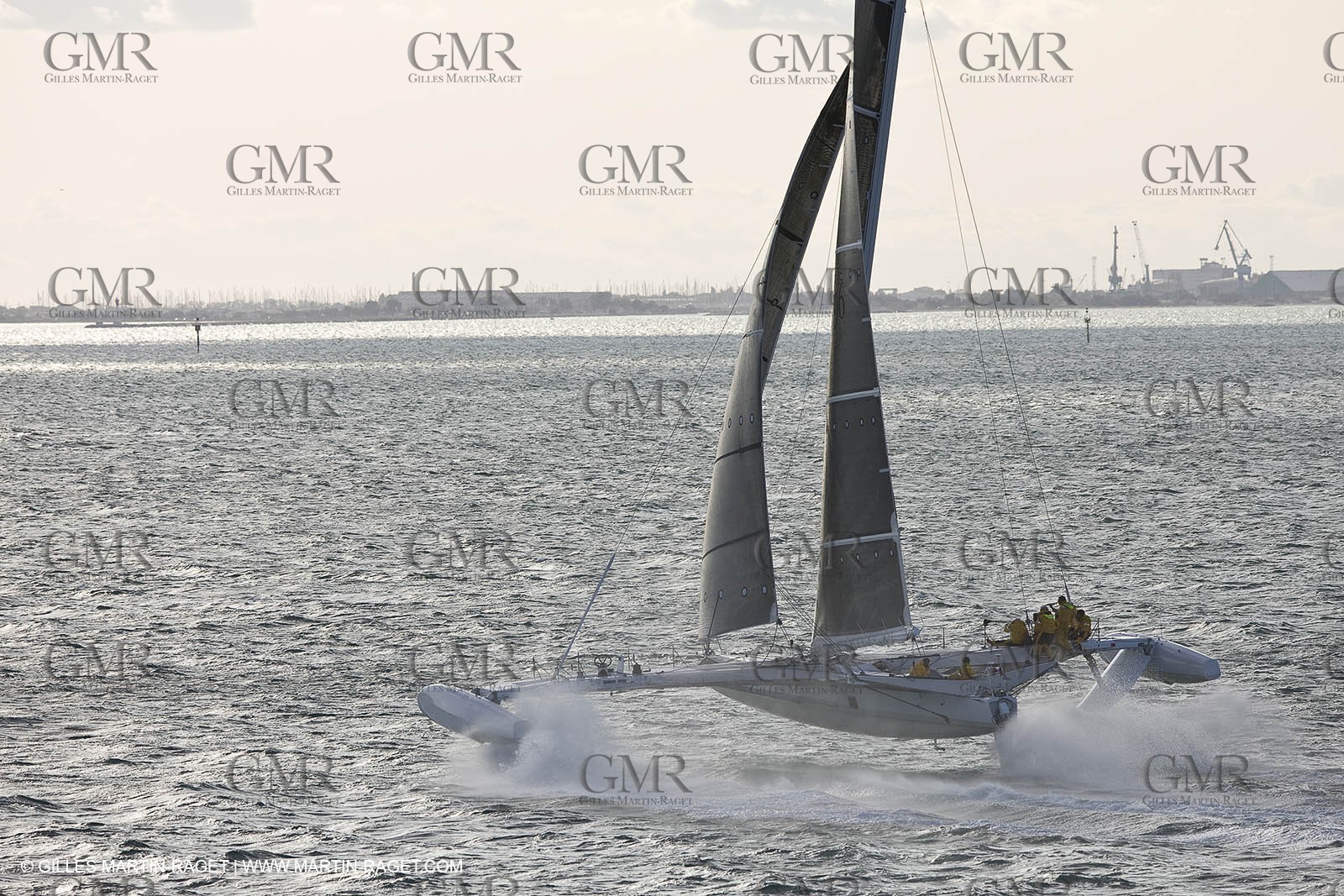 03 10 2008 - Fos   mer (FRA, 13) - L'Hydroptère - Speed record attempt