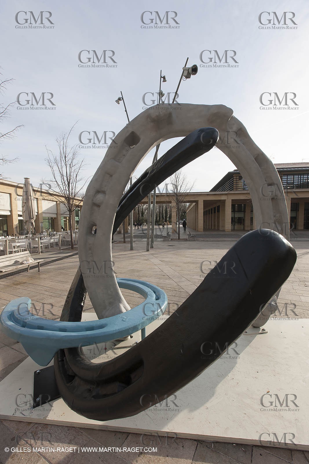 12 01 2013 - Aix en Provence (FRA,13) - Marseille Provence 2013,European  Capitale of Culture, L'Art à l'endroit (art in the place), Mark Handforth piece