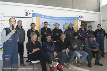 Kingfisher II - Jules Verne Trophy 2002 start - Brest