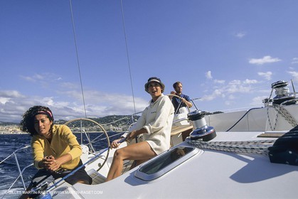 Sailing, cruising, people, women