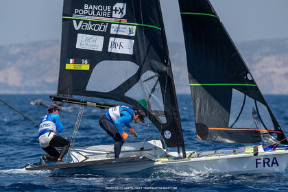 16 07 2023, Marseille, (FRA), Paris 2024 Olympic Games 2024 Sailing Test Event, Day 8, Medal race 49er Men