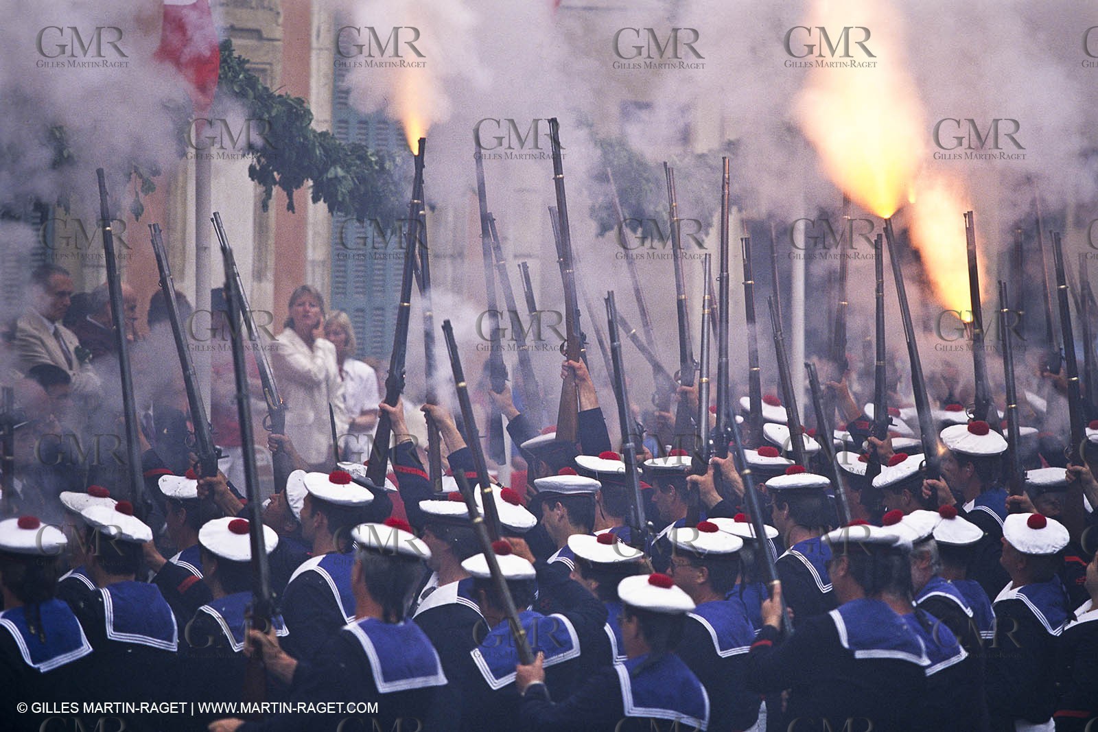 Saint Tropez (FRA,83), the Bravade fest