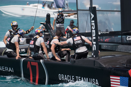 17 06 2017 - Bermuda (BDA) - 35th America's Cup 2017 - 35th America's Cup Match Presented by Louis Vuitton, Race day 1