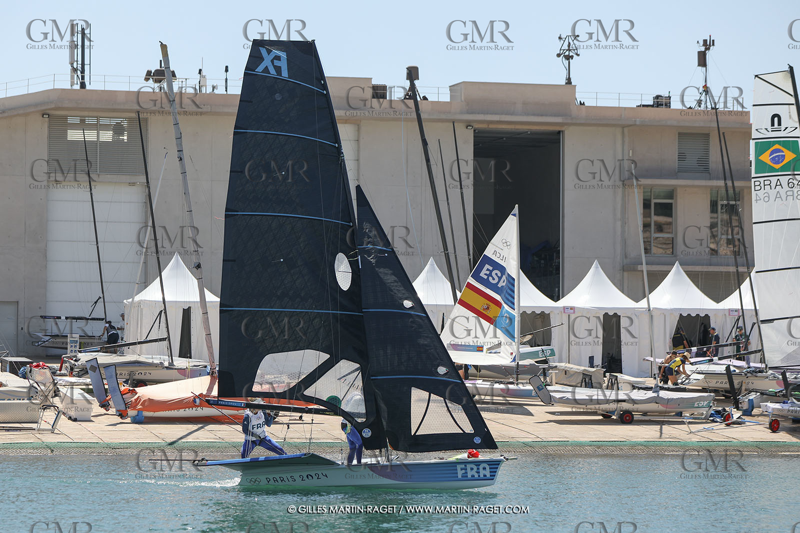 23 07 2024, Marseille (FRA), Paris 2024 Olympic Games, Sailing, Free trainings