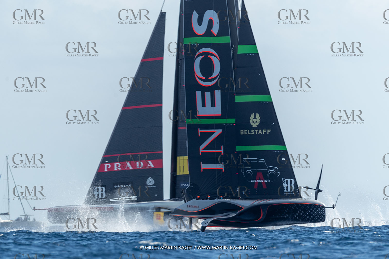 04 10 2024, Barcelona (ESP), 37th America's Cup, Louis Vuitton Cup Final, Race Day 7