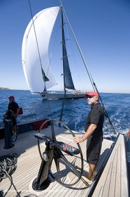 03 09 06 - Porto Cervo (Sardinia) - Maxi World Cup 2006 - A bord Wally 90 Tango