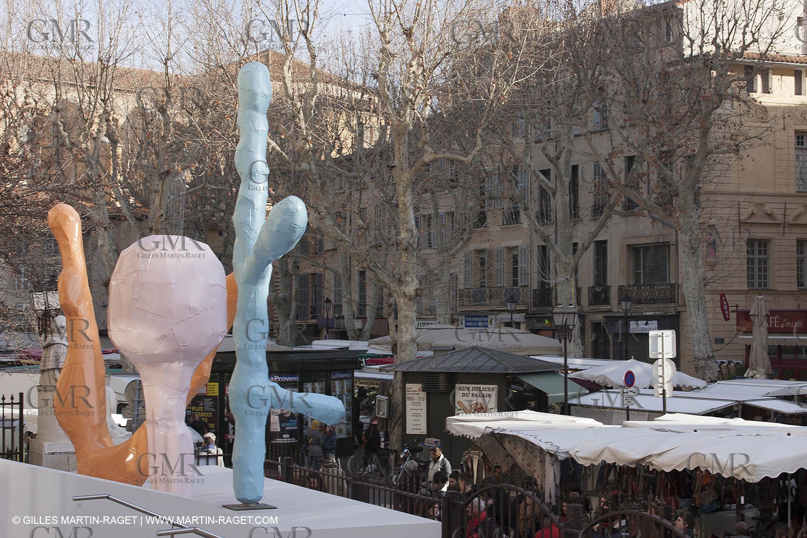 12 01 2013 - Aix en Provence (FRA,13) - Marseille Provence 2013,European  Capitale of Culture, L'Art à l'endroit (art in the place), Franz West piece