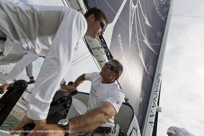 05 07 2012 - New York (USA) - Ocean Krys Race - Speed runs in fornt of NY city
