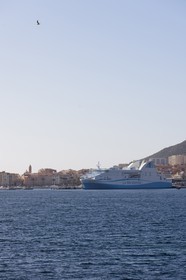 16 02 2012 - Ajaccio (FRA, Corse) -  La Méridionale shipping company- Piana at Ajaccio