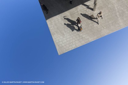 02 02 2013- Marseille (FRA,13) Inauguration de l'ombrière et du Vieux Port semi-piétonnier