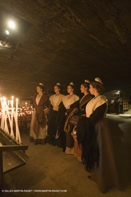 24 02 2007 - Saintes Maries of the Sea (FRA, 13) - Queen of Arles and her assistants in Camargue