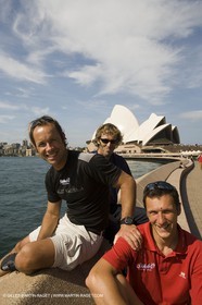 Sydney, Australia, Thomas Coville trimaran Sodebo building at Boat Speed