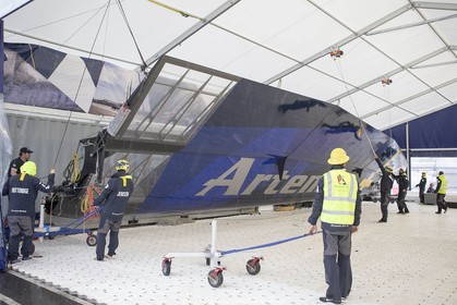 27 08 2015, Göthenburg, (SWE), 35th America's Cup, Louis Vuitton America's Cup World Series Göthenburg 2015, Tech Day,