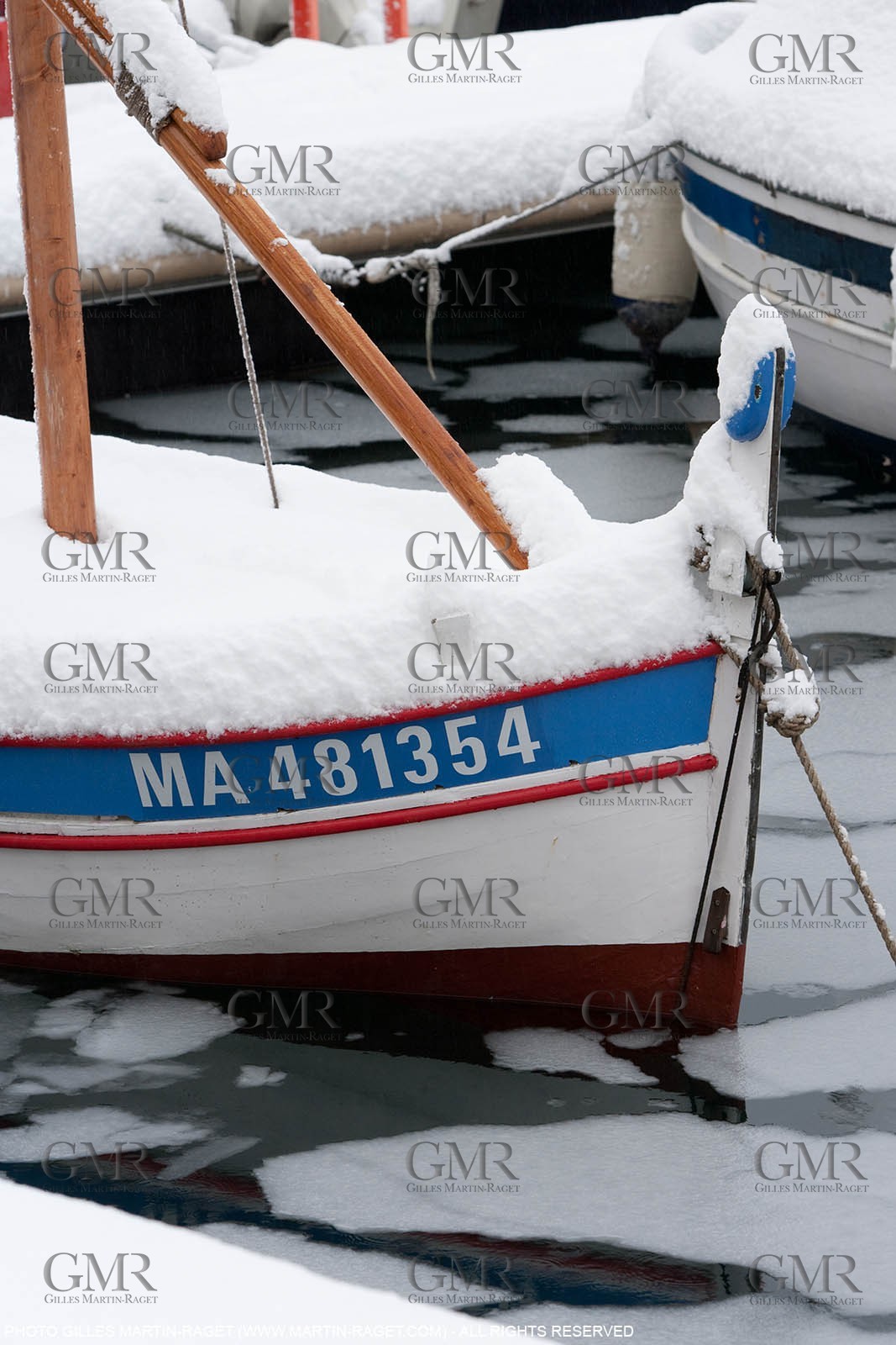 07 01 2009 - Marseille (FRA,13) - Exceptional snow amount on the city