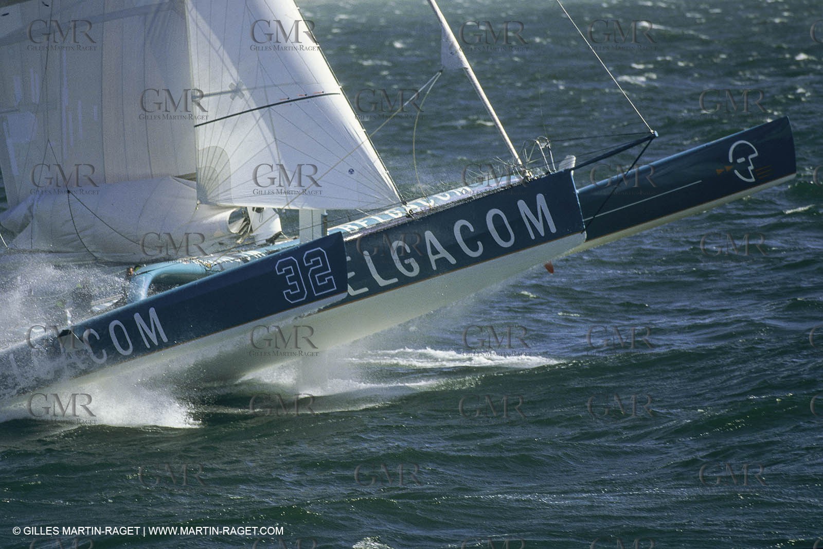 Yacht Racing, Multihull, ORMA 60, Jean-Luc Nélias, Belgacom