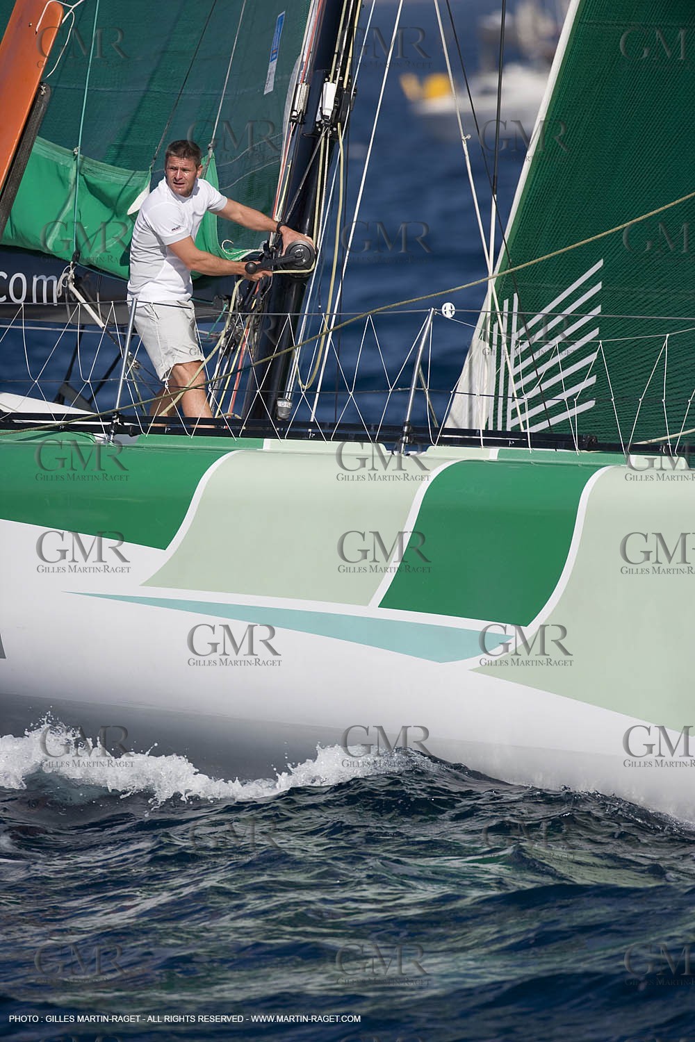 09 11 2007 - Barcelona (Spain) -  Barcelona World Race 2007 - Delta Dore (Jeremie Beyou   Sidney Gavignet)