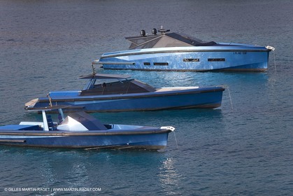 14 10 2008 - Cannes (FRA, 06) - Super yachts - motoryachts - Wally yachts - Wallypower 64 - Wallypower 48 - Wally tender