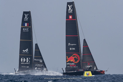 22 08 2024, Barcelona (ESP), Louis Vuitton 37th America's Cup, Louis Vuitton Preliminary Regatta, Race Day 1