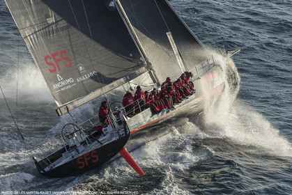 24 mars 2016   Marseille (FRA,13), SFS II (skipper Lionel Péan), dernière sortie d'entraînement avant la SNIM