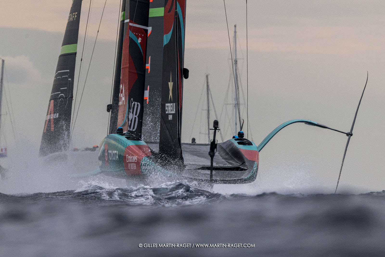 18 10 2024, Barcelona (ESP), Louis Vuitton 37th America's Cup, Final Match, Race Day 5, Race 7