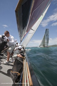 29 01 2009 - Auckland (NZL) - Louis Vuitton Pacific Series - BMW ORACLE Racing - Training