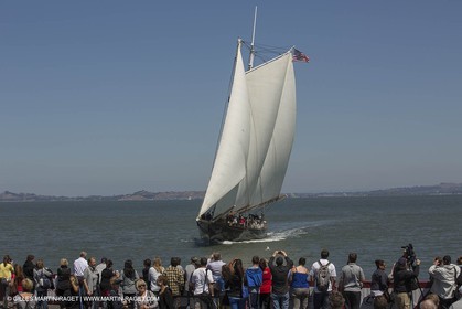 22 08 2013 - San Francisco (USA,CA) - 34th America's Cup - 162nd anniversary of Schooner America win in Cowes (UK,IOW)