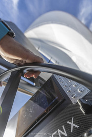 03 10 2022, Saint-Tropez (FRA,83), Voiles de Saint-Tropez 2022,  entraînement des maxis, A bord de Sipirit of Malouen X