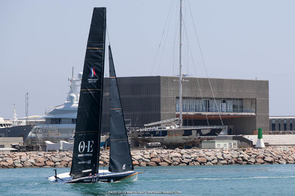 22 08 2023, Barcelona (ESP), 37th America's Cup, Orient Express Racing Team, AC 40 first training