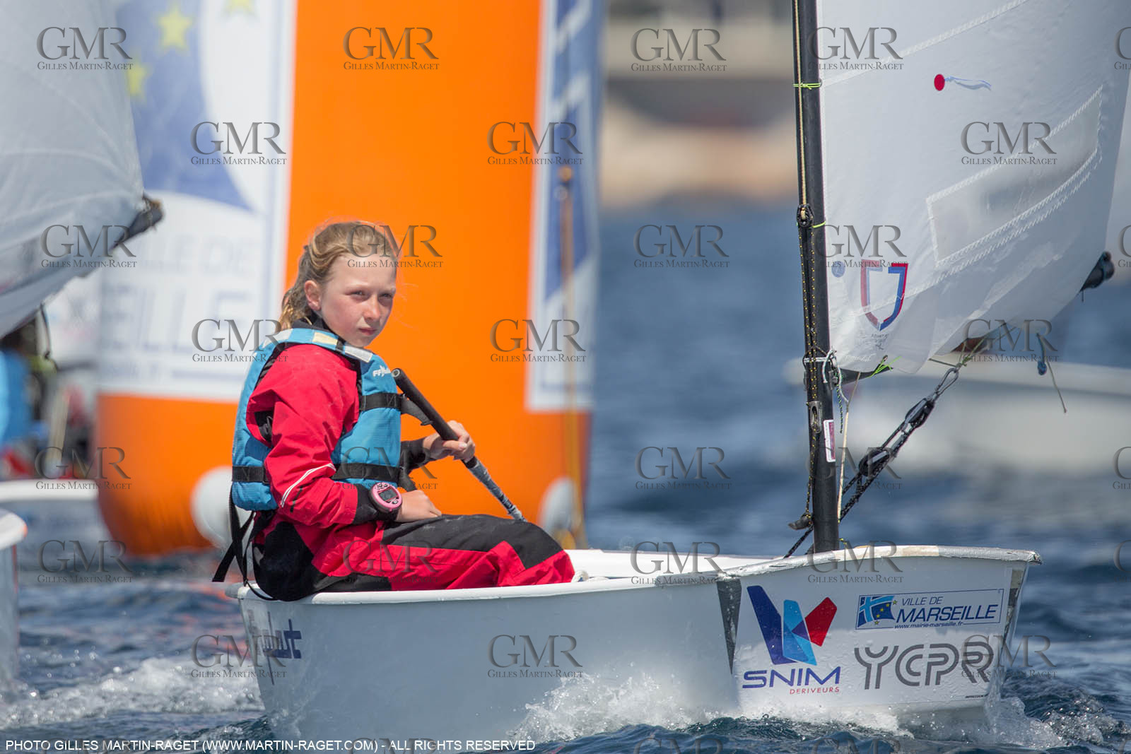 14 04 2016, Marseille (FRA,13), SNIM Dériveurs, Coupe Internationale de Printemps Optimist, Day 4