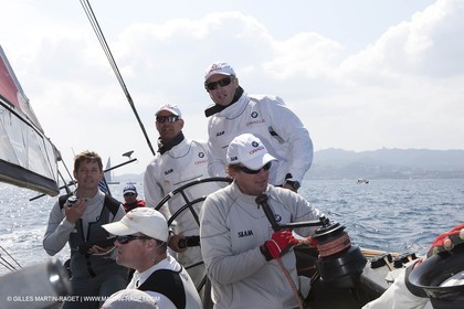 19 05 2010 - La Maddalena (ITA, Sardinia) Louis Vuitton Trophy - BMW ORACLE Racing - Training