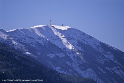 Provence sous la neige
