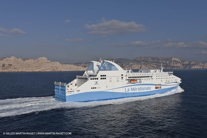 14 01 2012 - Marseille (FRA,13) - La Meridionale shipping company - the Piana off Marseille and the Calanques