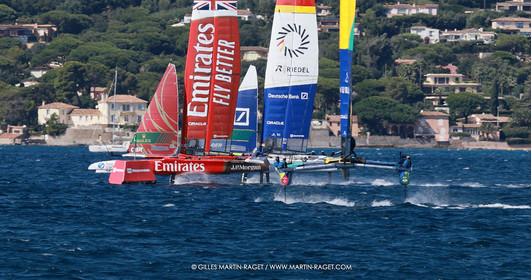 10 09 2025, Saint-Tropez,(FRA), Rockwool SailGP France Saint-Tropez, Race Day 1