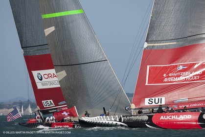 08 02 2009 - Auckland (NZL) -  Louis Vuitton Pacific Series -  Racing Day 8 - Round Robin 2