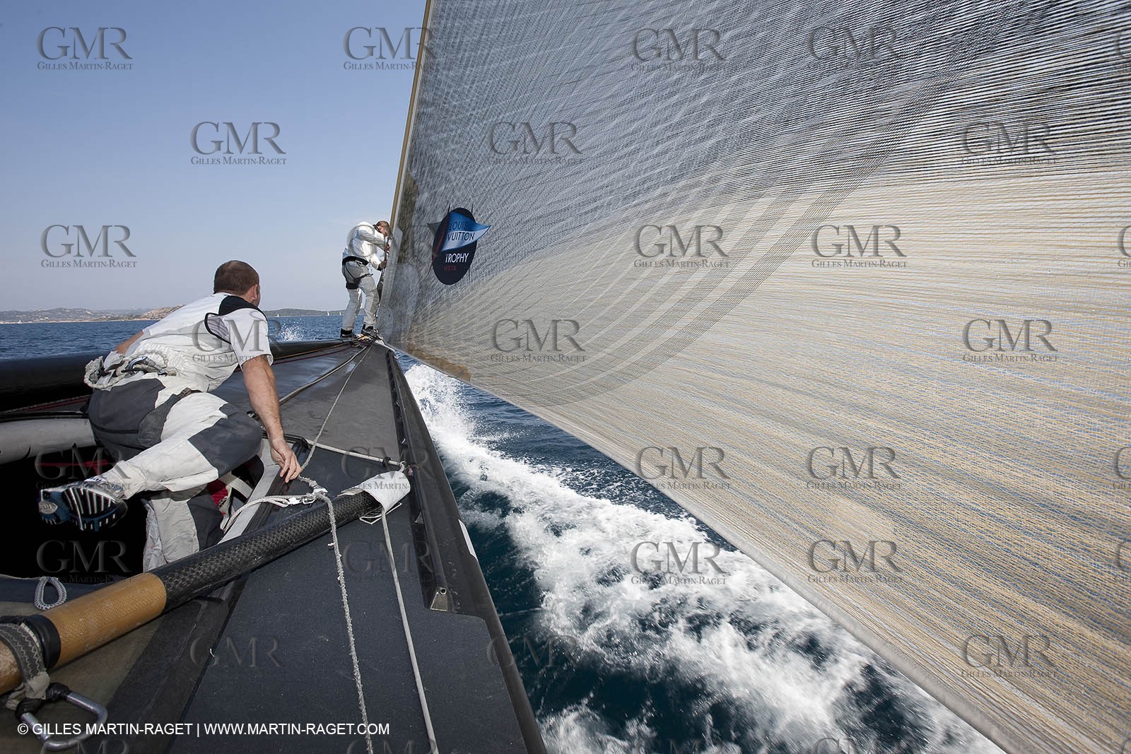 19 05 2010 - La Maddalena (ITA, Sardinia) Louis Vuitton Trophy - BMW ORACLE Racing - Training