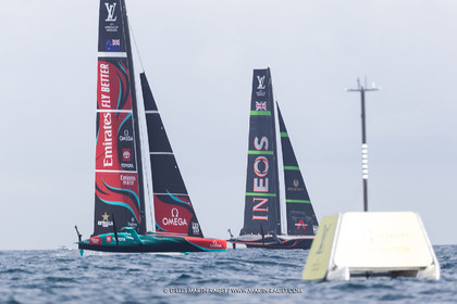 12:10 2024, Barcelona (ESP), Louis Vuitton 37th America's Cup, Final Match, Race Day 1, Race 1