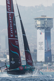 24 08 2024, Barcelona (ESP), Louis Vuitton 37th America's Cup, Louis Vuitton Prelilinary Regatta, Race Day 3